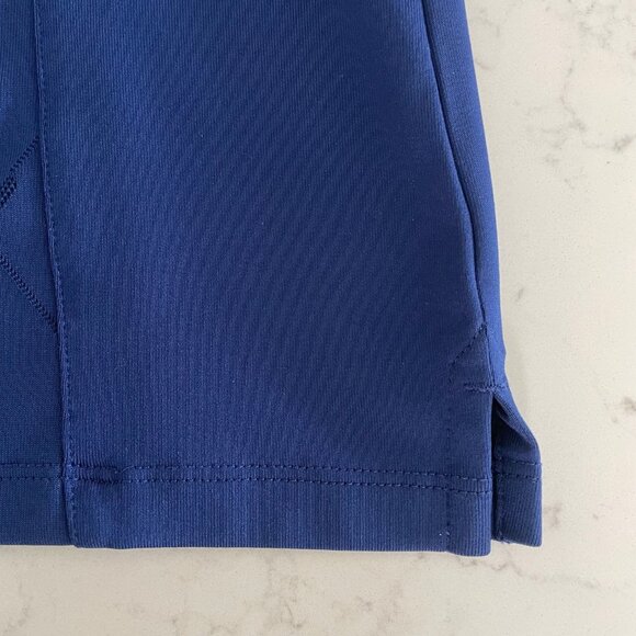 Callaway Athletic SS 5 Snap Polo Golf Shirt in Poly Blend Cobalt Blue Sz L NWOT - Picture 9 of 14